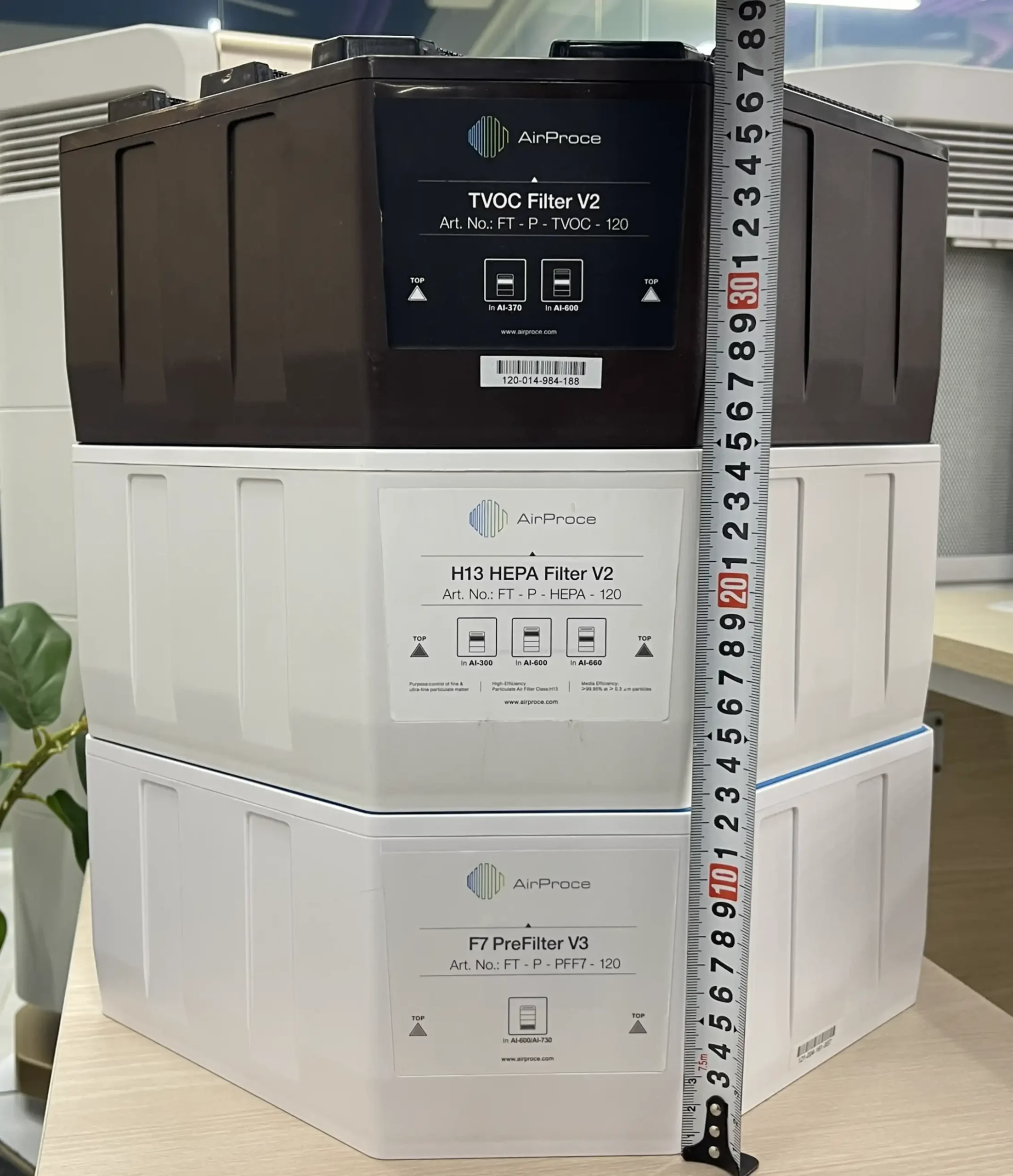 bộ lọc máy lọc không khí AI-600 dày 36 cm