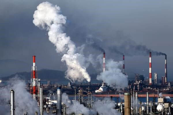 ô nhiễm không khí do khí thải từ các nhà máy