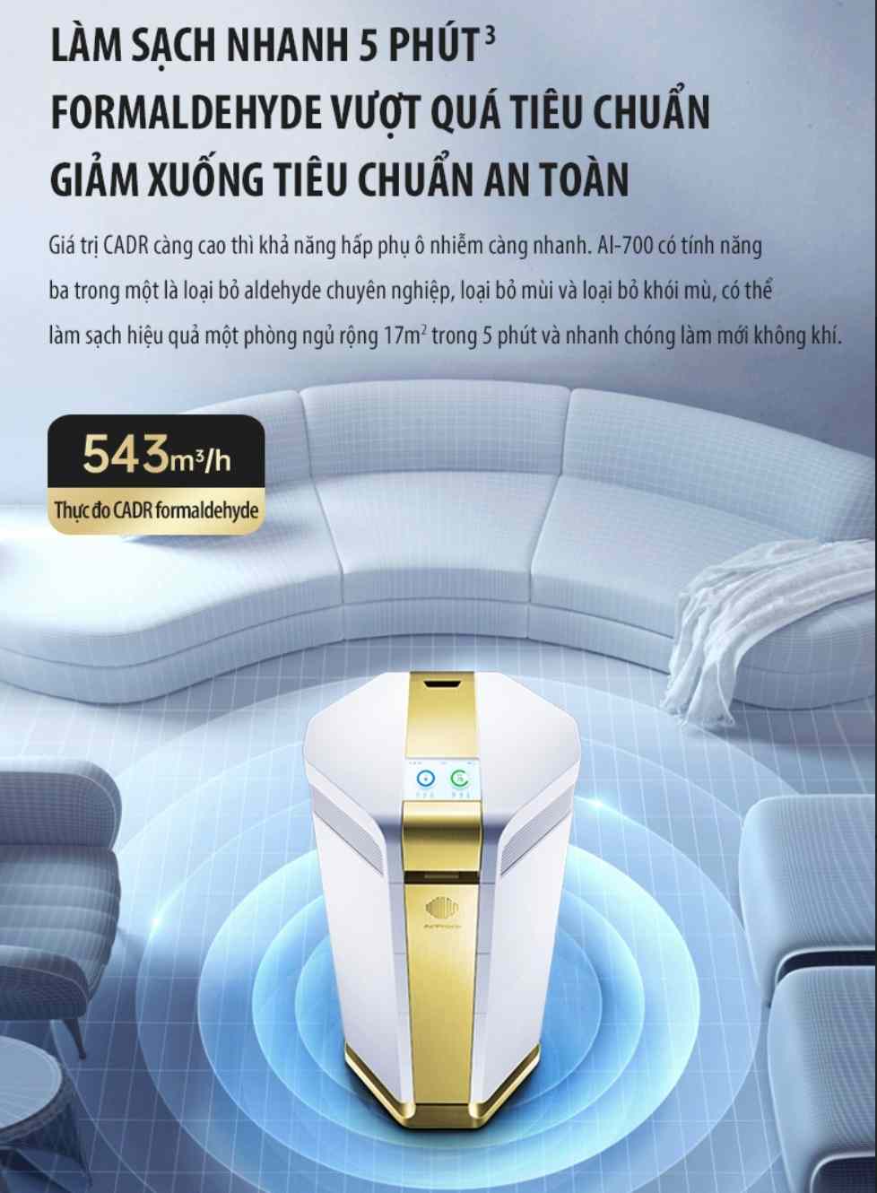 Máy lọc không khí AirProce AI 700