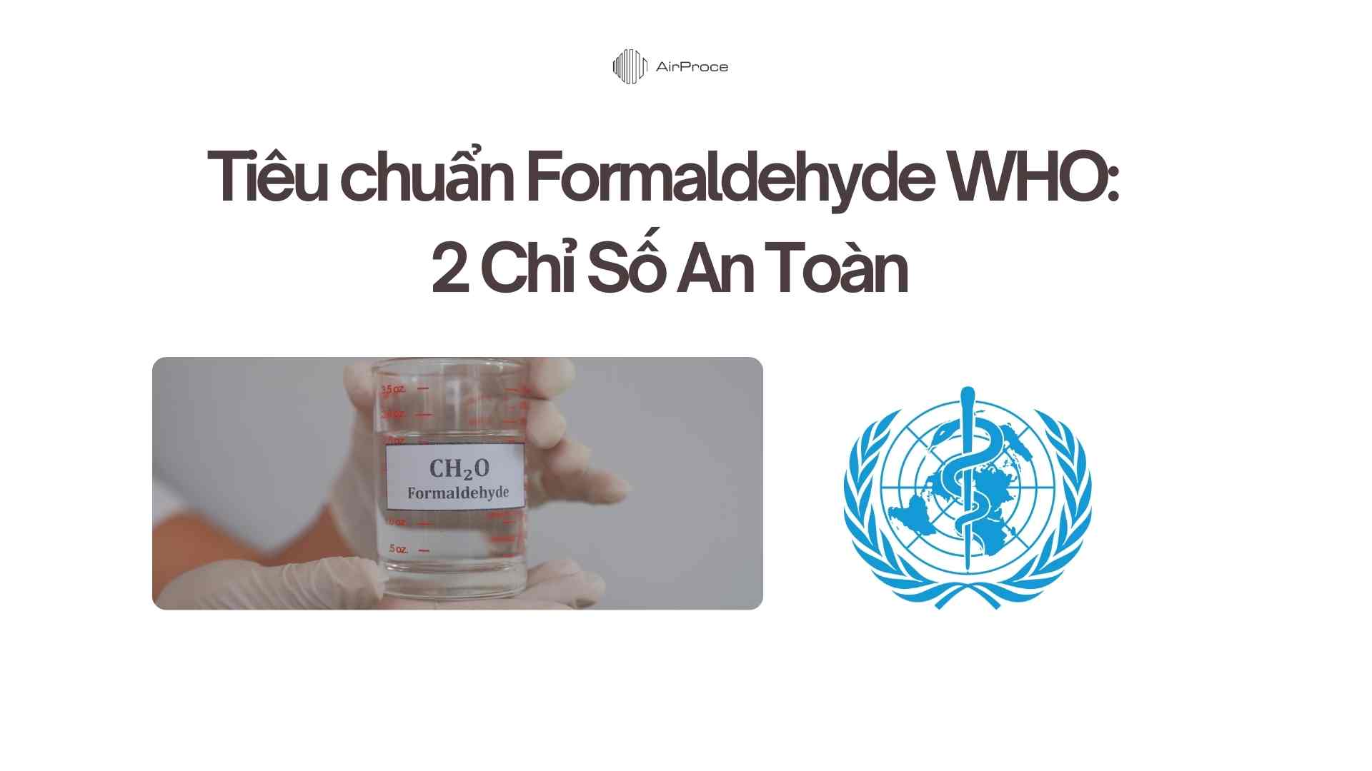 Tiêu chuẩn Formaldehyde WHO 2 Chỉ Số An Toàn