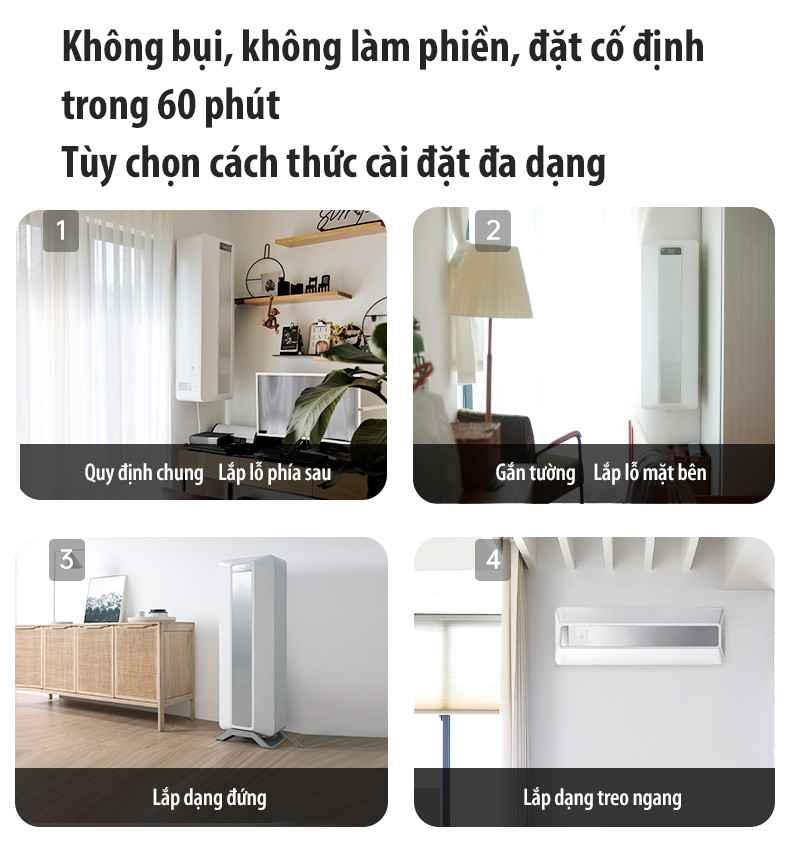 5 Phương pháp thông gió cho phòng ngủ TỐI ƯU: Giải pháp loại bỏ CO2 và Khí độc 4 Máy lọc không khí AirProce AC 160 giúp thông gió cho phòng ngủ