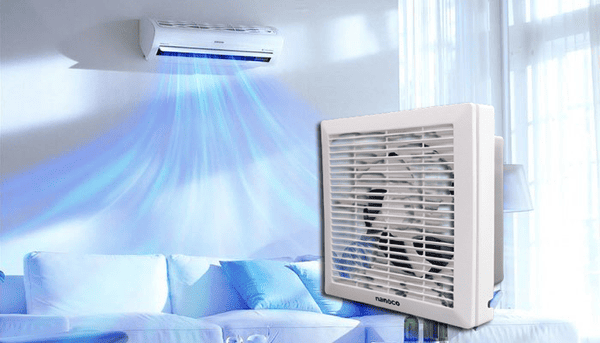 Tại sao phải thông gió phòng khách? Bí quyết giúp không gian luôn mát mẻ và trong lành quanh năm 3 Dùng quạt hút và quạt trần hỗ trợ lưu thông khí