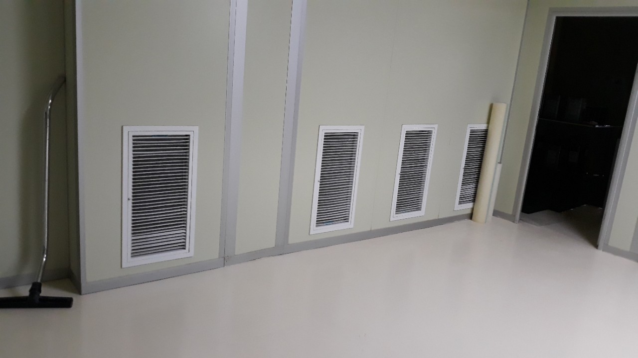 Kết hợp cửa gió hồi và cửa gió cấp khí tươi