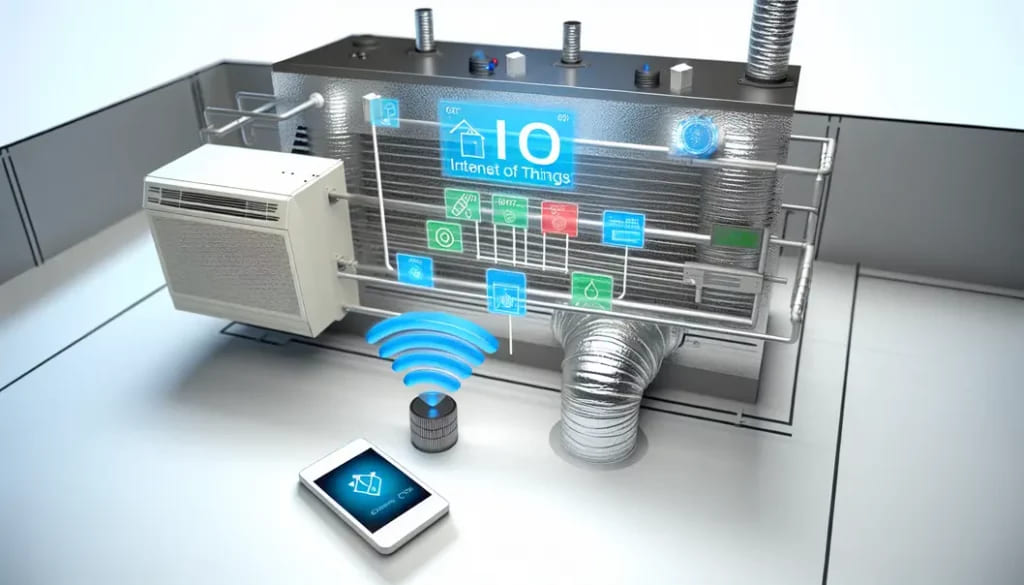 Top 6 cách thông gió thông minh giúp nhà luôn mát mẻ và tiết kiệm điện đón năm mới 2026 3 Hệ thống thông gió tự động theo chất lượng không khí (AI_IoT)