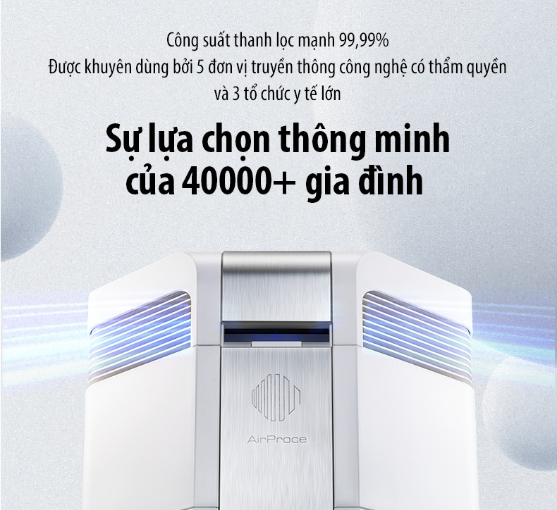 4 Lý Do Bị Hen Suyễn Thường Gặp & Cách Bảo Vệ Sức Khỏe Hô Hấp 3 Máy lọc không khí Airproce AI 600 giúp loại bỏ lý do hen suyễn tại nhà