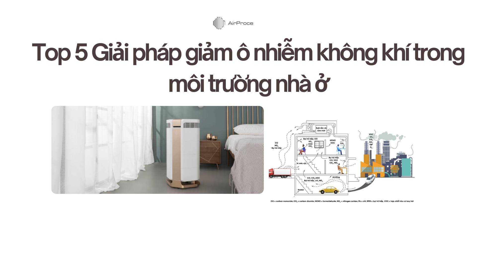 Top 5 Giải pháp giảm ô nhiễm không khí trong môi trường nhà ở