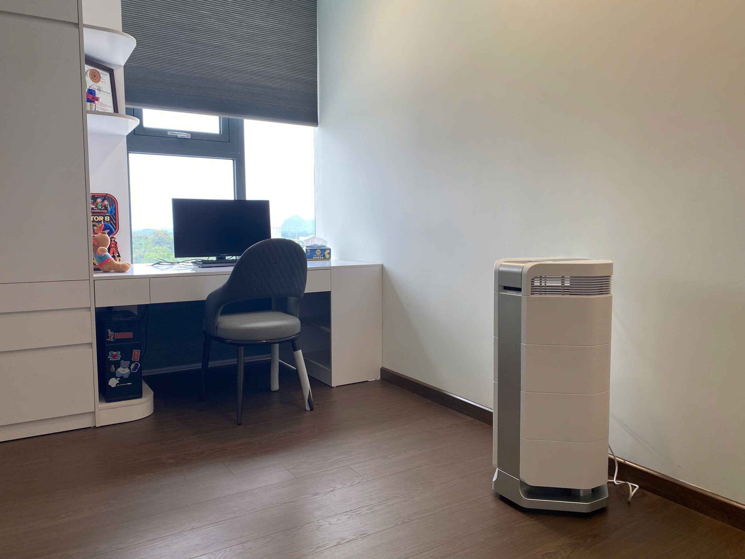 Máy lọc không khí AI 600 được lắp đặt tại nhà