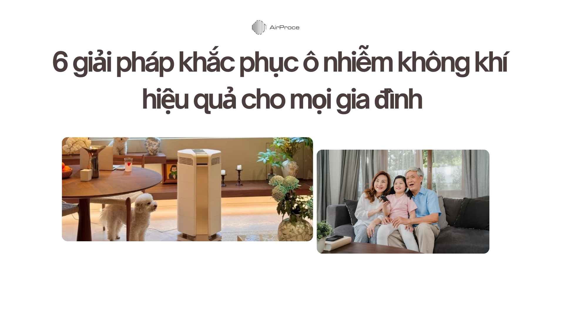 6 giải pháp khắc phục ô nhiễm không khí hiệu quả cho mọi gia đình