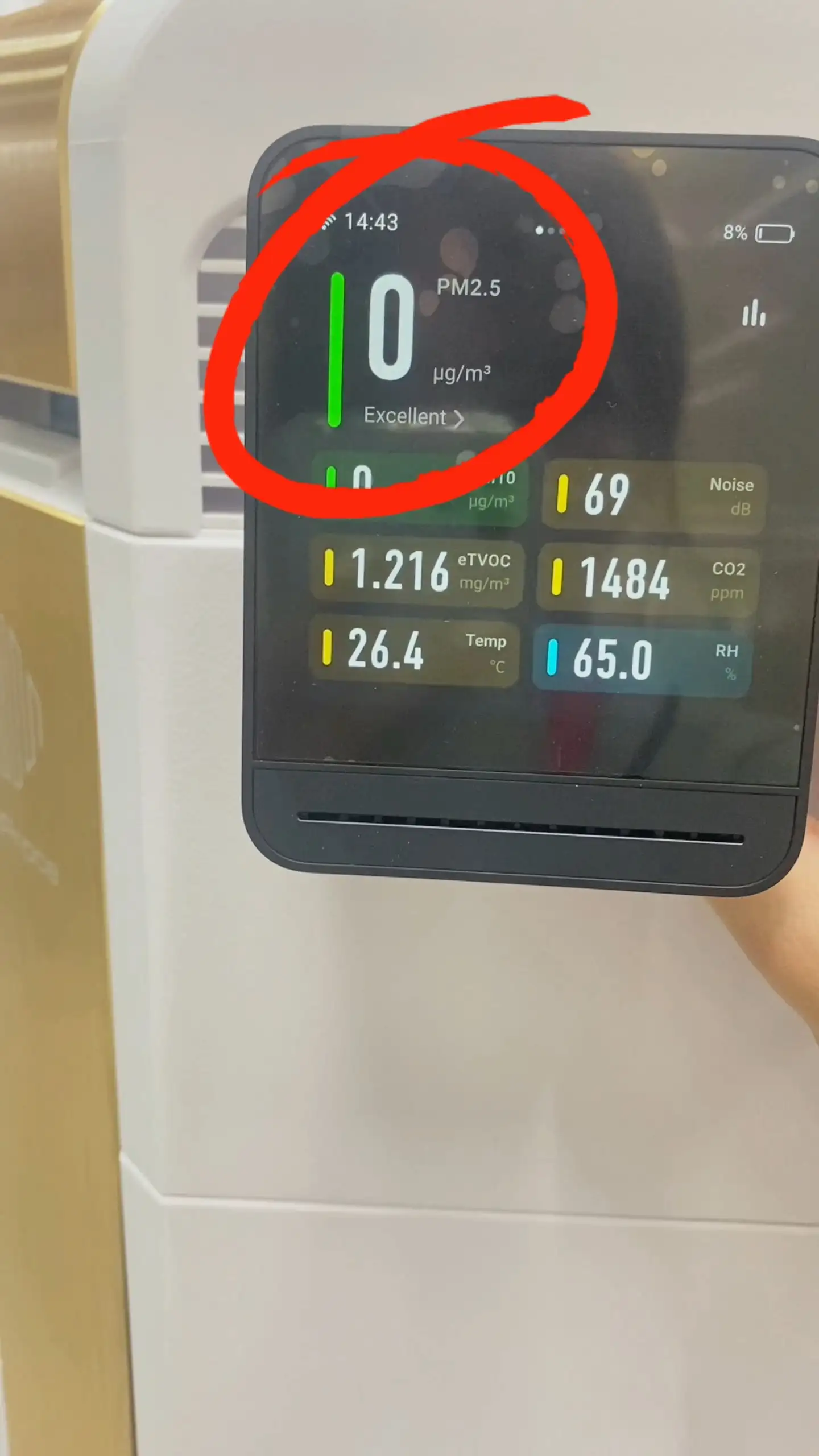 Bà bầu bị khó thở hụt hơi 3 tháng giữa có nguy hiểm không? 8 hiệu quả lọc không khí của máy AI-700 - Lọc về "0" hạt bụi mịn PM 2.5 tại cửa gió đầu ra