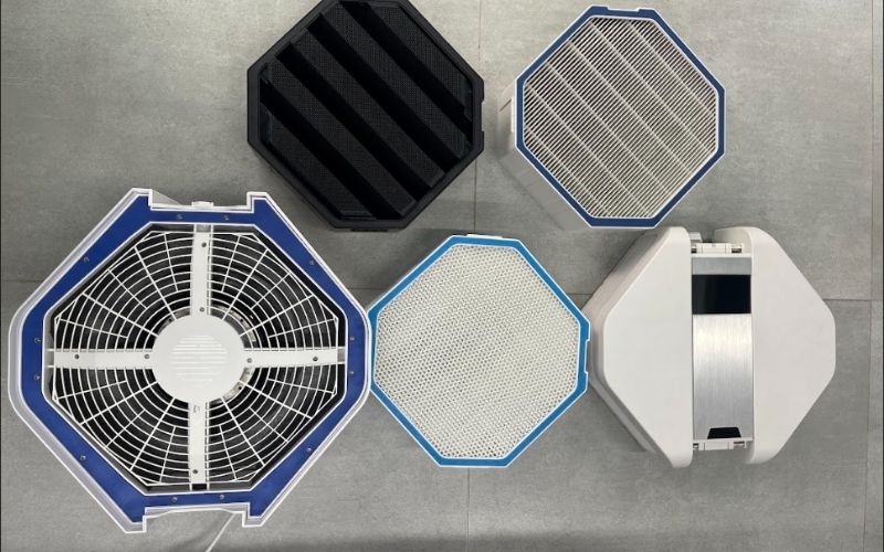 Hệ thống 3 bộ lọc dày 12cm – độc quyền trên thị trường