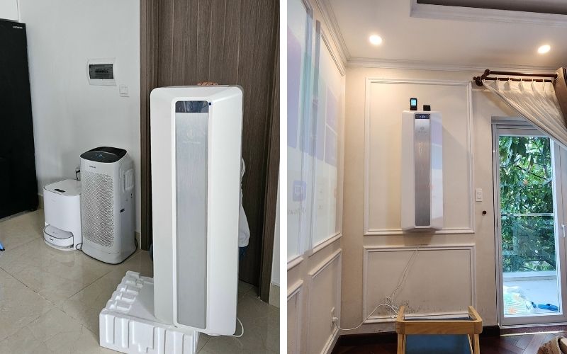 Lắp máy khí tươi cho nhà ở, chung cư, giải pháp chuẩn kỹ thuật 3 Phòng khách