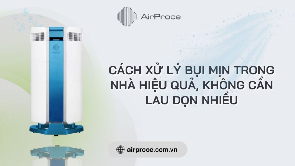 Cách xử lý bụi mịn trong nhà hiệu quả, không cần lau dọn nhiều
