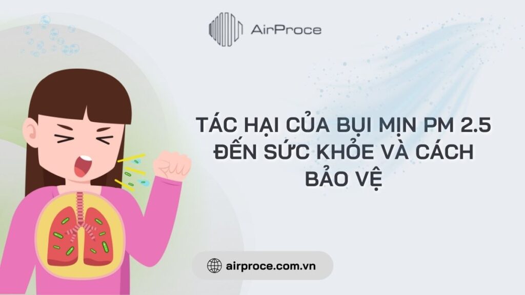 Tác hại của bụi mịn PM 2.5 đến sức khỏe và cách bảo vệ 1 Tác hại của bụi mịn PM 2.5 đến sức khỏe và cách bảo vệ