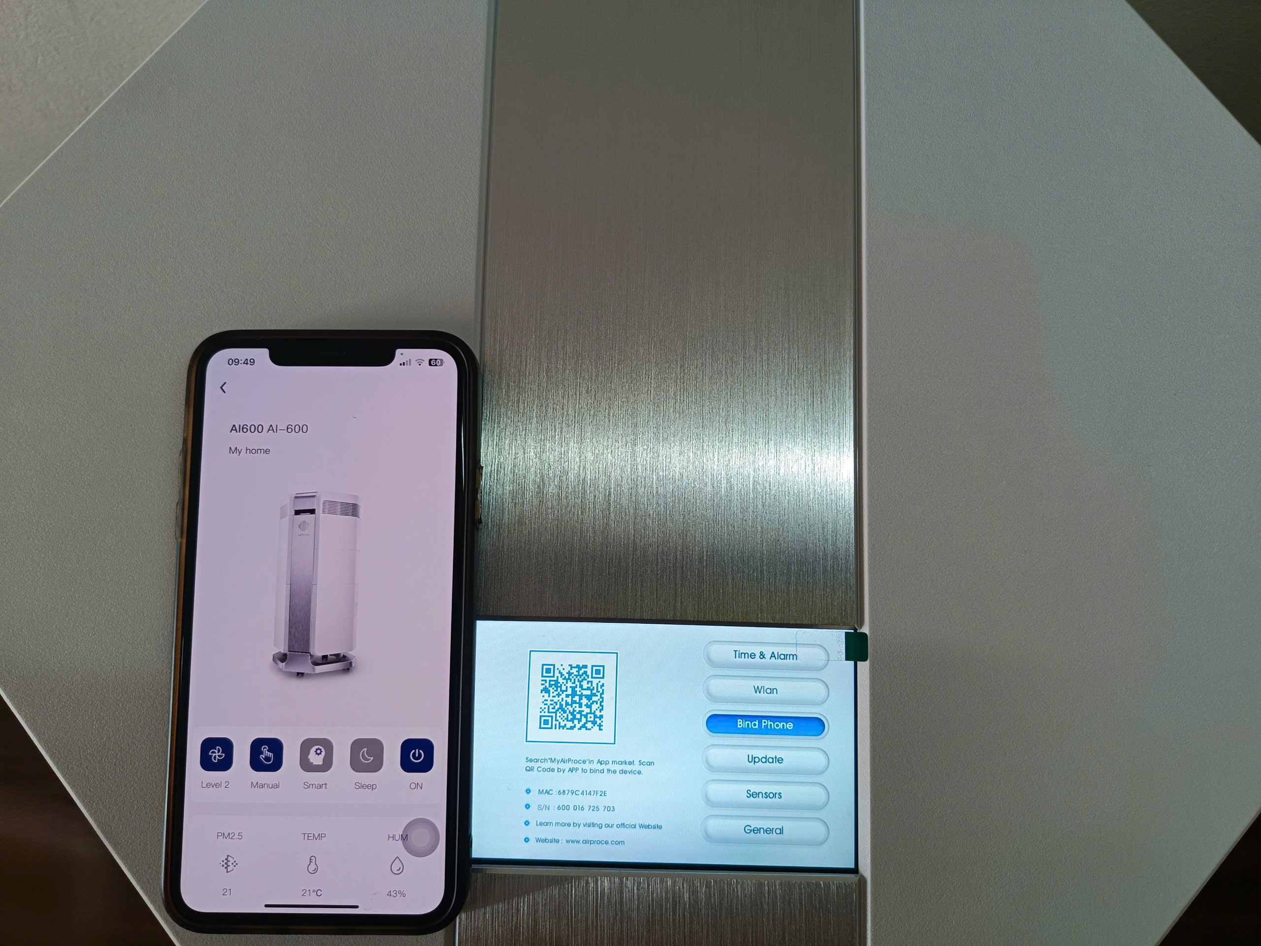 Bệnh mùa nồm: các bệnh thường gặp và cách phòng tránh 7 Máy cho phép điều khiển từ xa qua ứng dụng MyAirProce