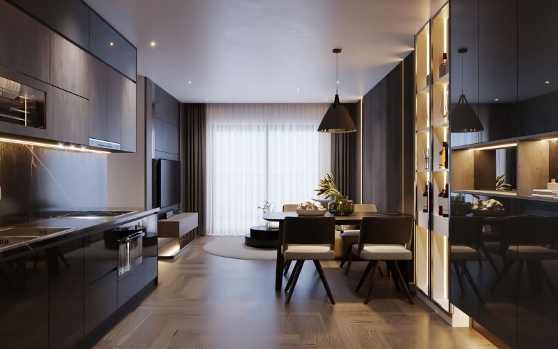 Thiết kế căn hộ kín khiến không khí khó lưu thông