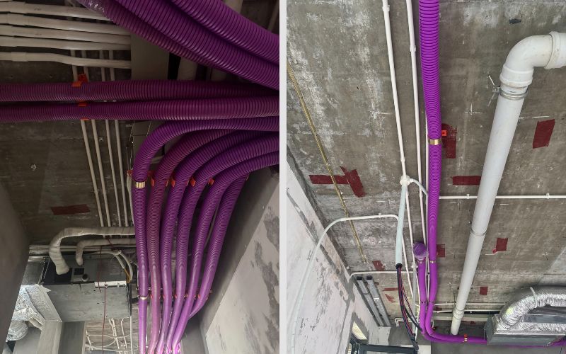 Lắp đặt hệ thống cấp gió tươi: Sai lầm cần tránh khi thi công 3 Bố trí đường ống gió sai kỹ thuật