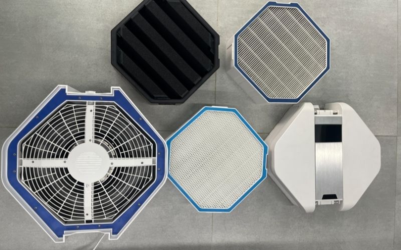 Top 04 máy lọc không khí cao cấp đáng mua nhất hiện nay 3 Máy lọc không khí cao cấp AI-600 – lọc bụi siêu mịn kết hợp khử mùi