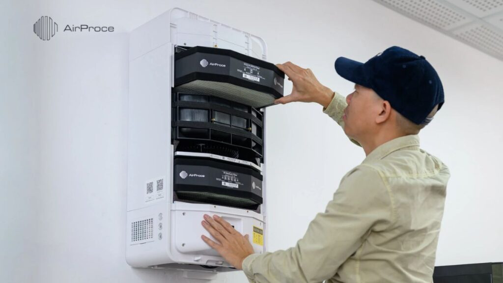 lọc không khí cho phòng làm việc tại gia