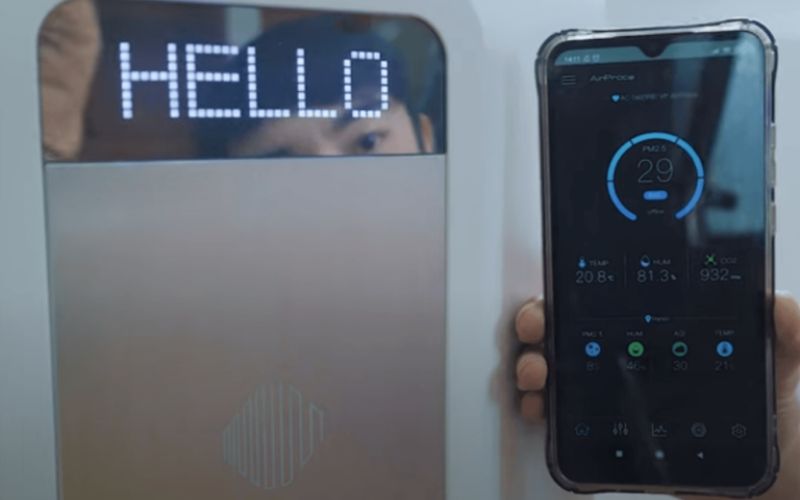 Cảm biến thông minh và điều khiển qua ứng dụng tiện lợi