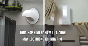 Tổng hợp kinh nghiệm lựa chọn máy lọc không khí nhà phố