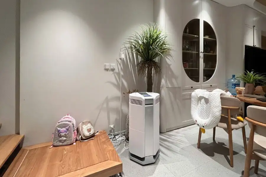 Máy lọc không khí thú cưng: Giải pháp xử lý lông và mùi hiệu quả 4 Nên đặt máy lọc không khí ở gần khu vực thú cưng sinh hoạt