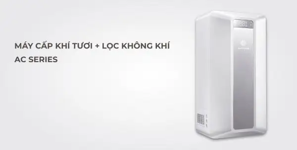 Máy cấp khí tươi + lọc không khí AC