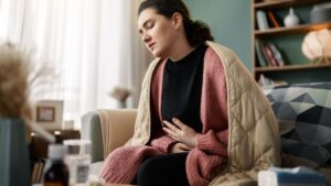 bà bầu bị khó thở hụt hơi tháng đầu