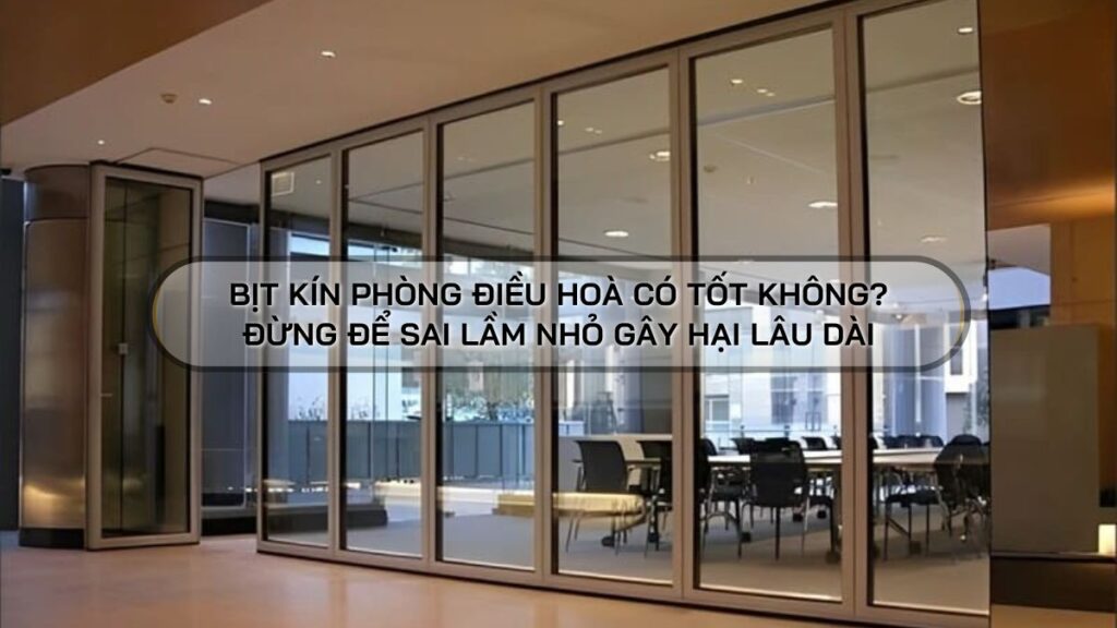 bịt kín phòng điều hoà