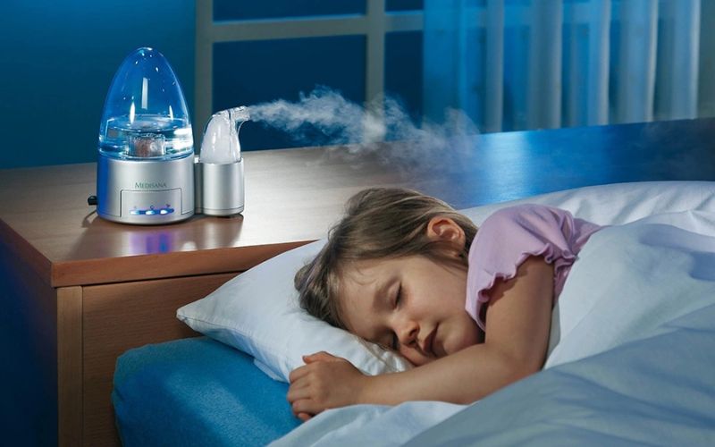 Sử dụng máy tạo ẩm trong phòng