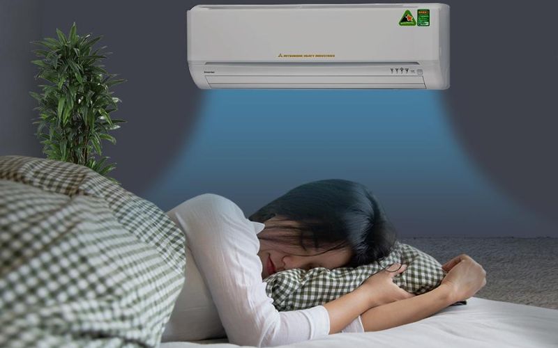 Không để gió điều hoà thổi trực tiếp vào người