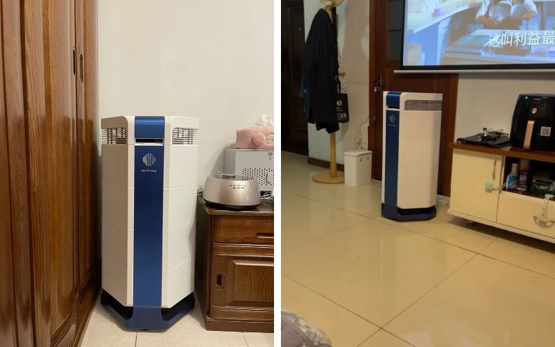 Kết hợp tạo ẩm và lọc không khí