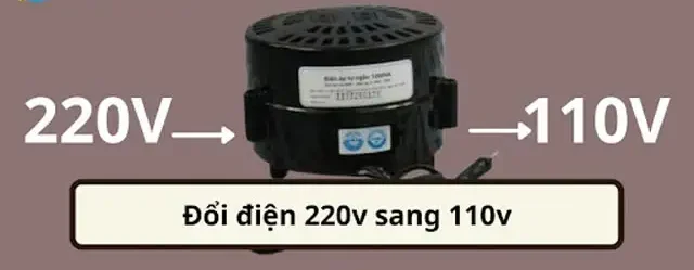 Cần đổi nguồn 220V sang 110V cho máy lọc không khí