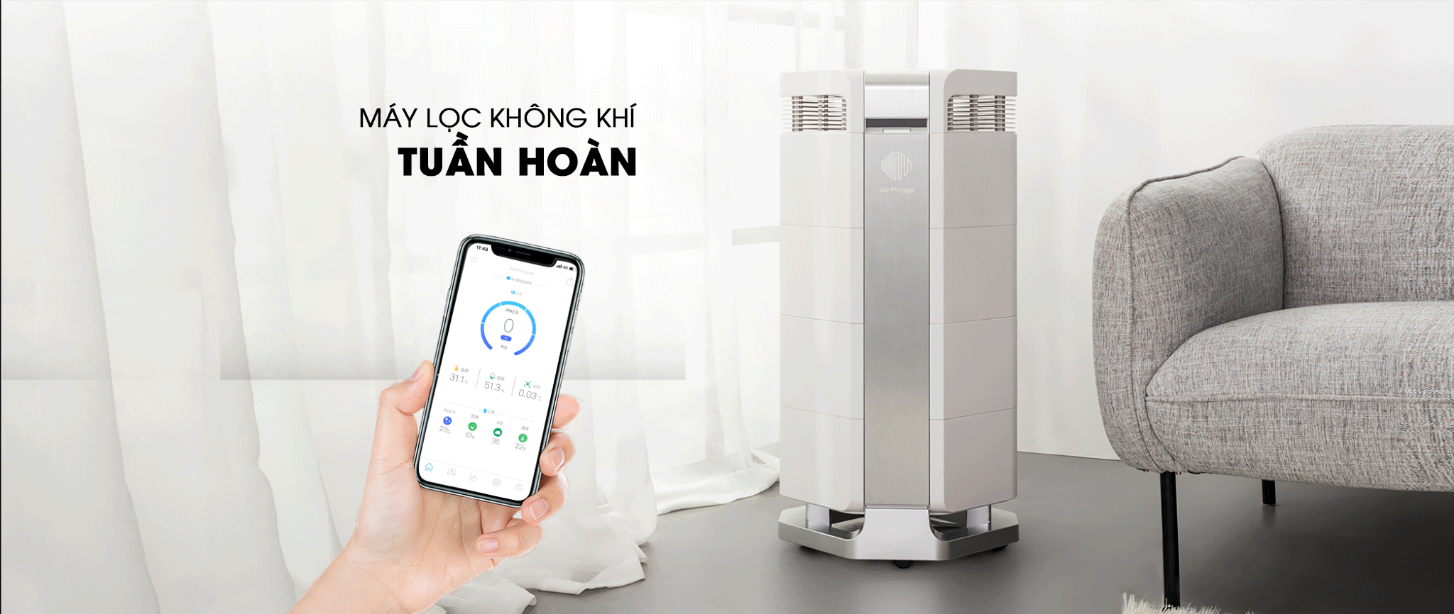 Máy lọc không khí tuần hoàn AI-600