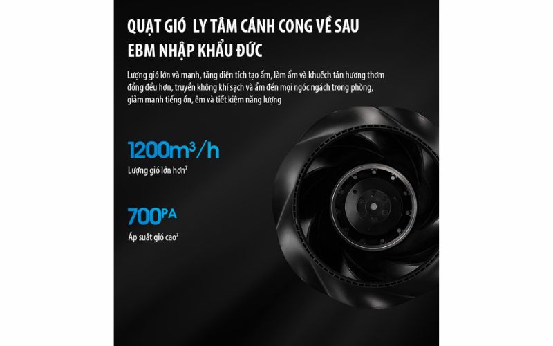 Động cơ cao cấp – Vận hành bền bỉ, không gây ô nhiễm ngược