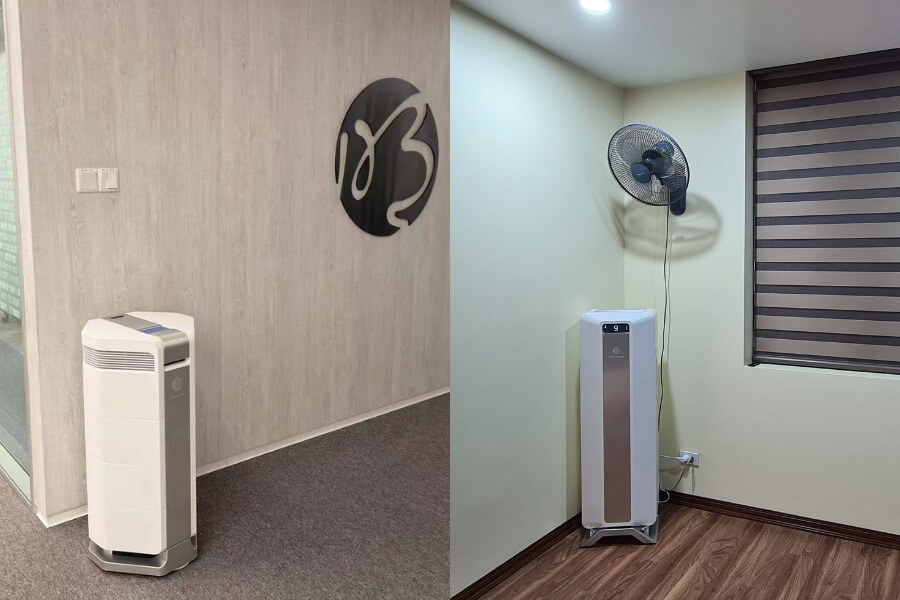 Máy cấp khí tươi và máy lọc không khí có nguyên lý hoạt động khác nhau nên không thể thay thế cho nhau