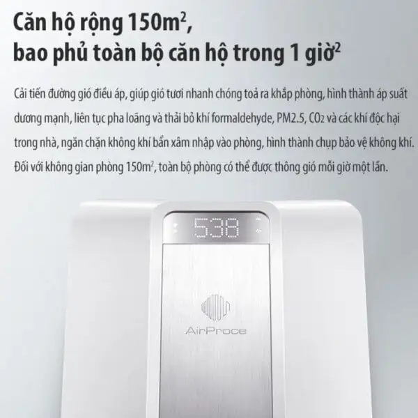 AC-360 được thiết kế cho không gian lớn như phòng khách lớn, nhà phố, văn phòng