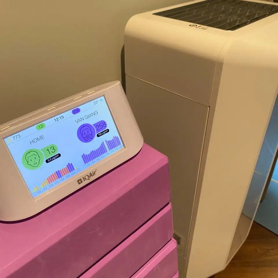 AC-160 được tích hợp chức năng cấp khí tươi từ bên ngoài, giúp giải quyết triệt để tình trạng bí khí