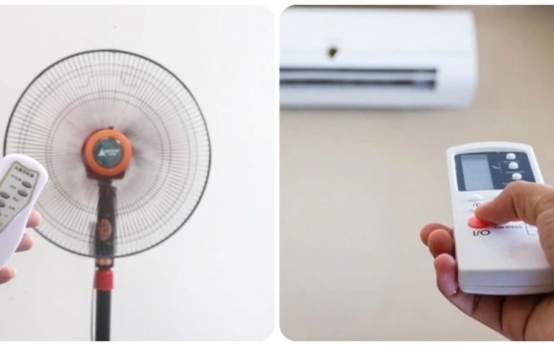 Sử dụng quạt và điều hòa đúng cách