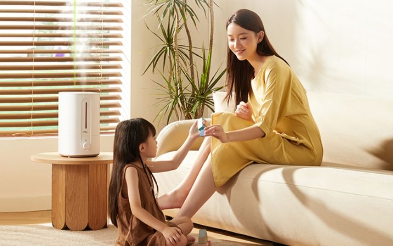 Sử dụng máy tạo ẩm không khí