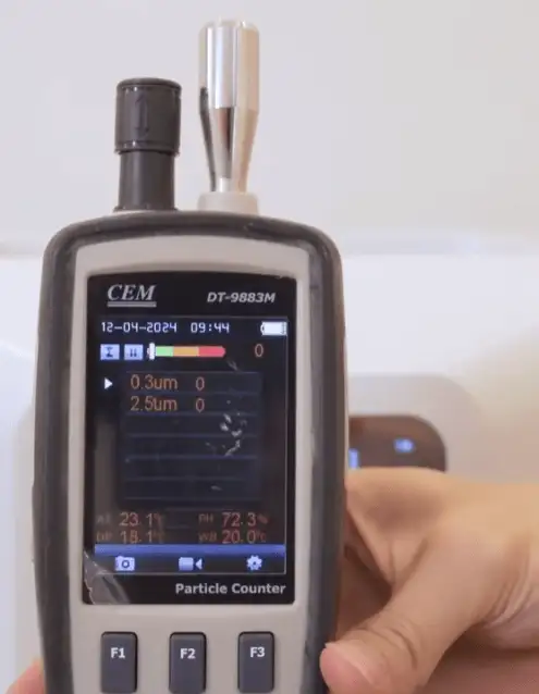 Bụi xi măng có thể tồn tại bao lâu trong không khí? 6 Lọc sạch bụi siêu mịn PM0.3 tại cửa gió đầu ra