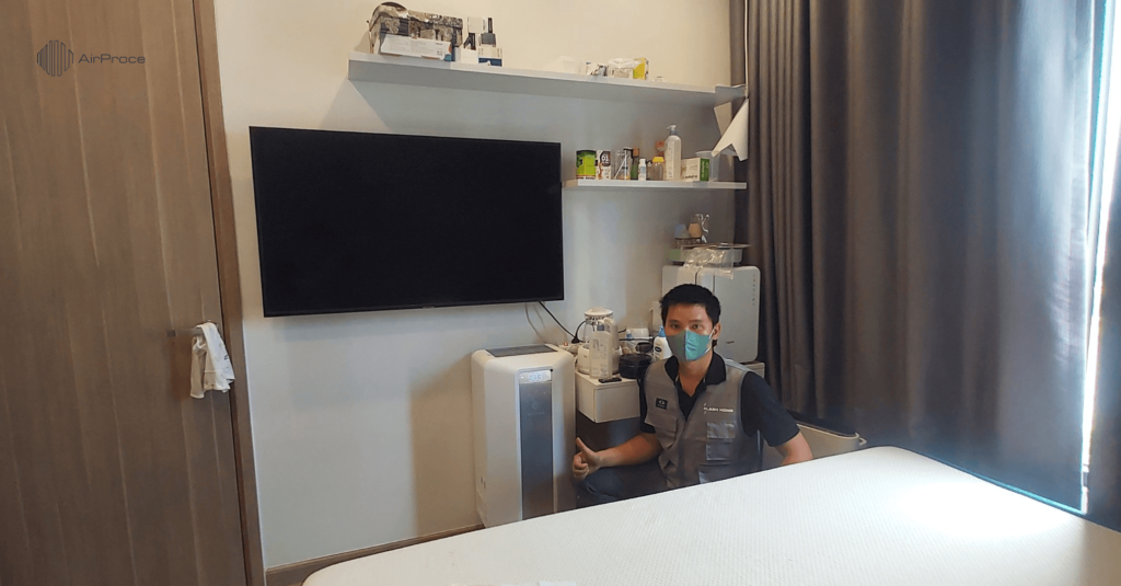Máy hoạt động êm ái, phù hợp với không gian phòng ngủ