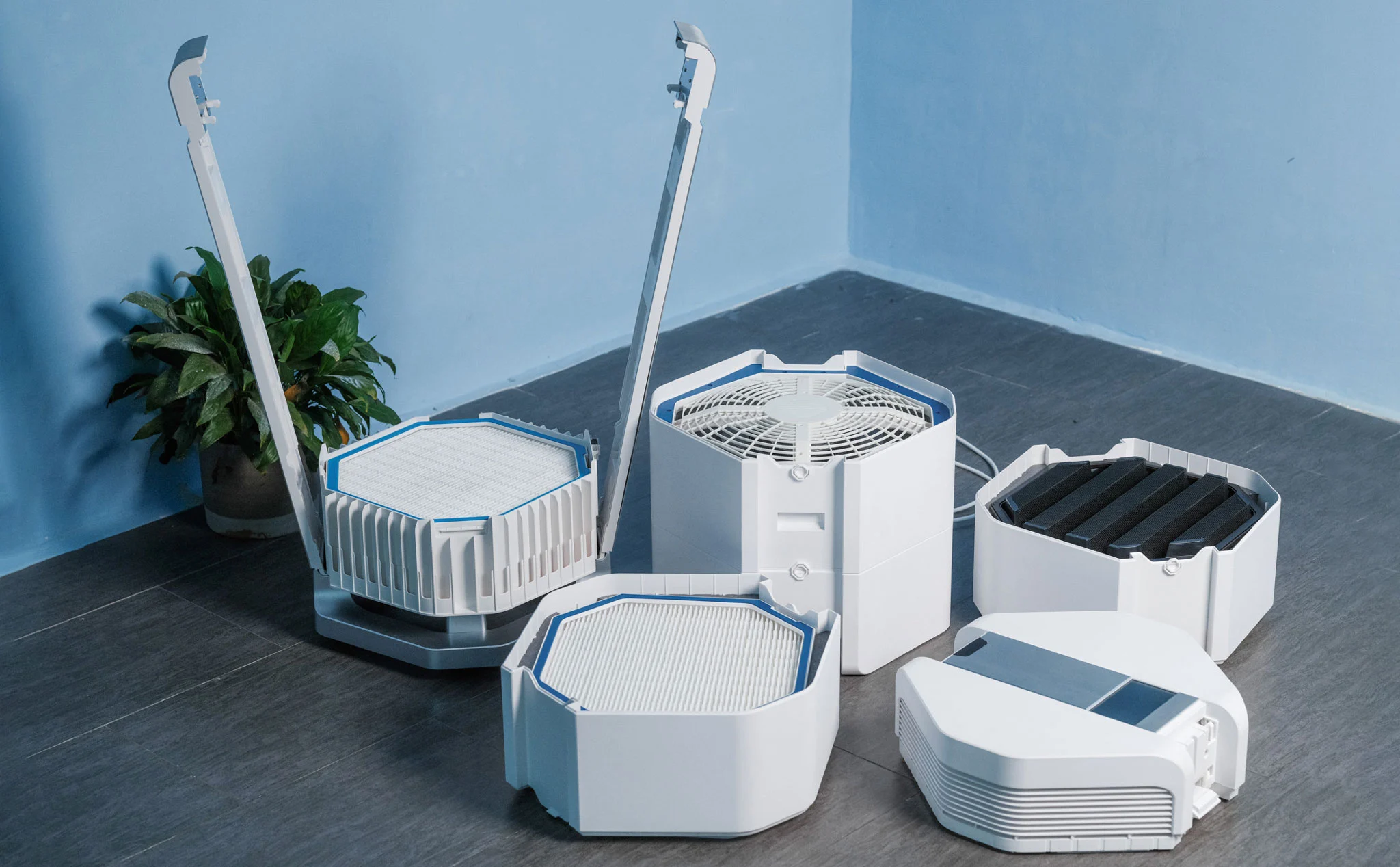 Hệ thống lọc của máy lọc không khí AI-600