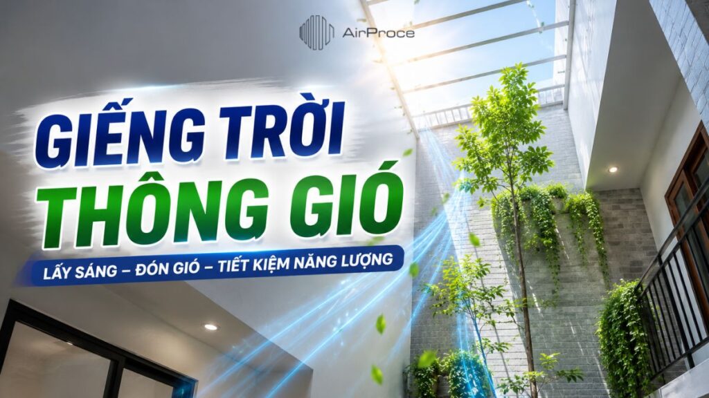 giếng trời thông gió