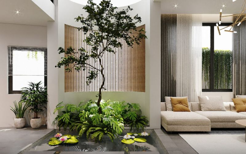 Những lưu ý quan trọng khi thi công giếng trời trong nhà