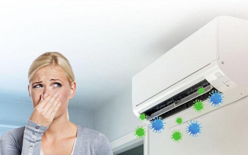 Tác hại của mùi ẩm mốc trong phòng máy lạnh