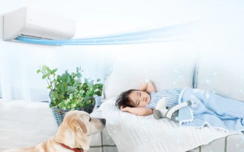 Để gió điều hoà thổi trực tiếp vào người