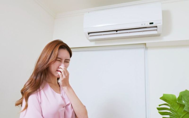 Vì sao phòng điều hoà có mùi hôi?