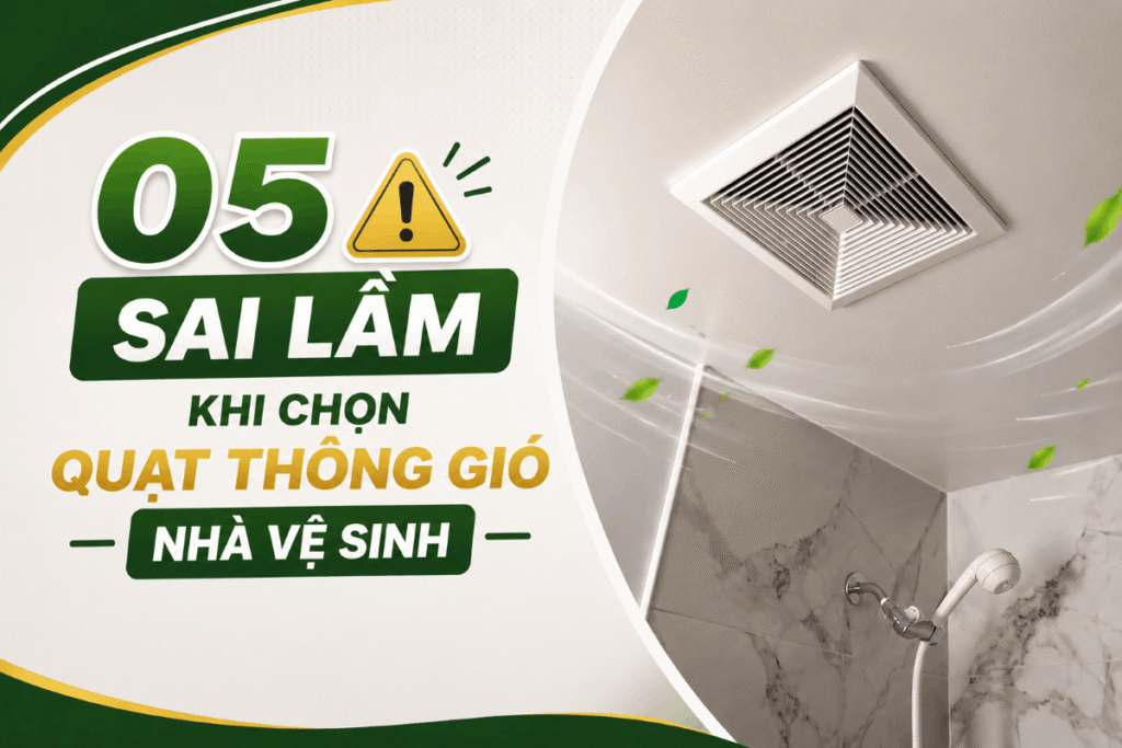 quạt thông gió nhà vệ sinh