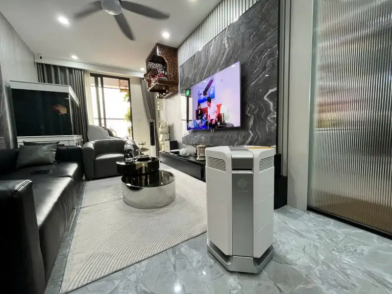 Máy lọc không khí AI-300 là giải pháp tối ưu và lâu dài cho tình trạng bụi bám trên cánh quạt
