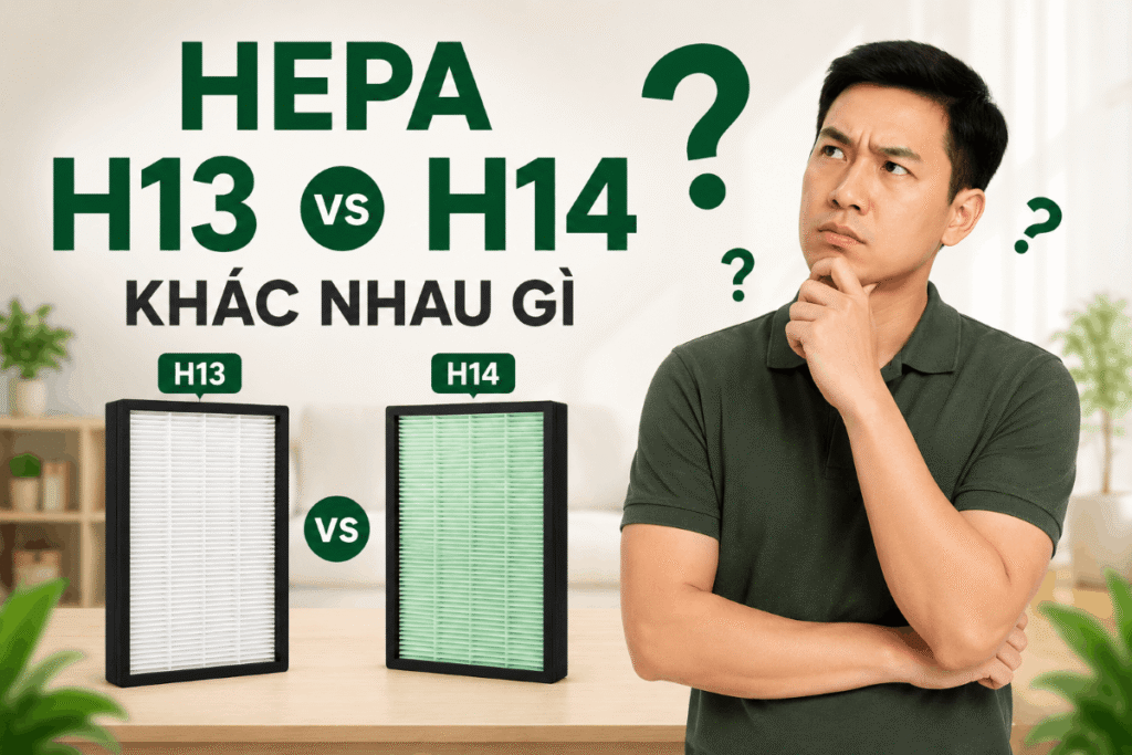 HEPA H13 vs H14 khác nhau gì